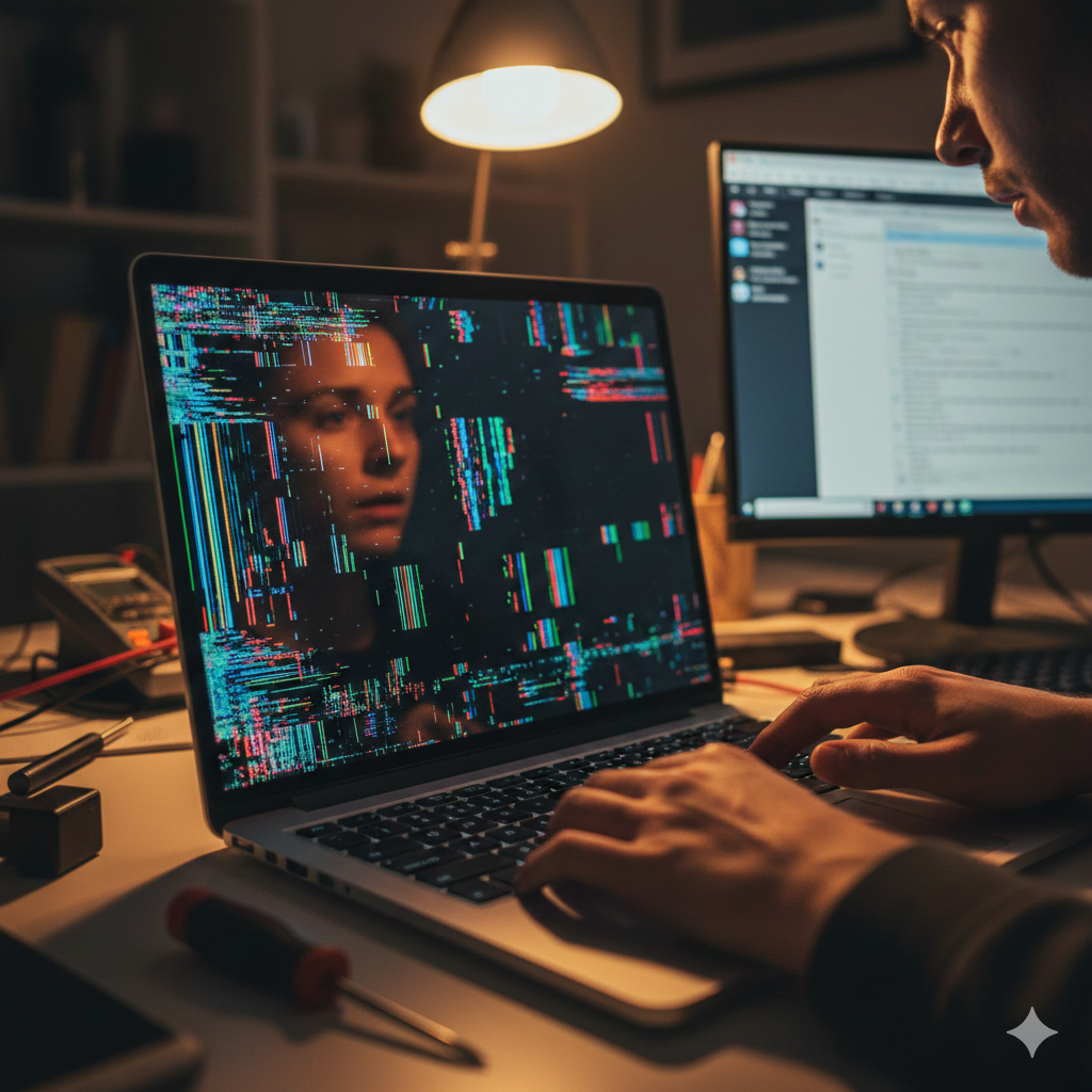 Fix a Laptop Screen That is Flickering or Has Lines Running Through It