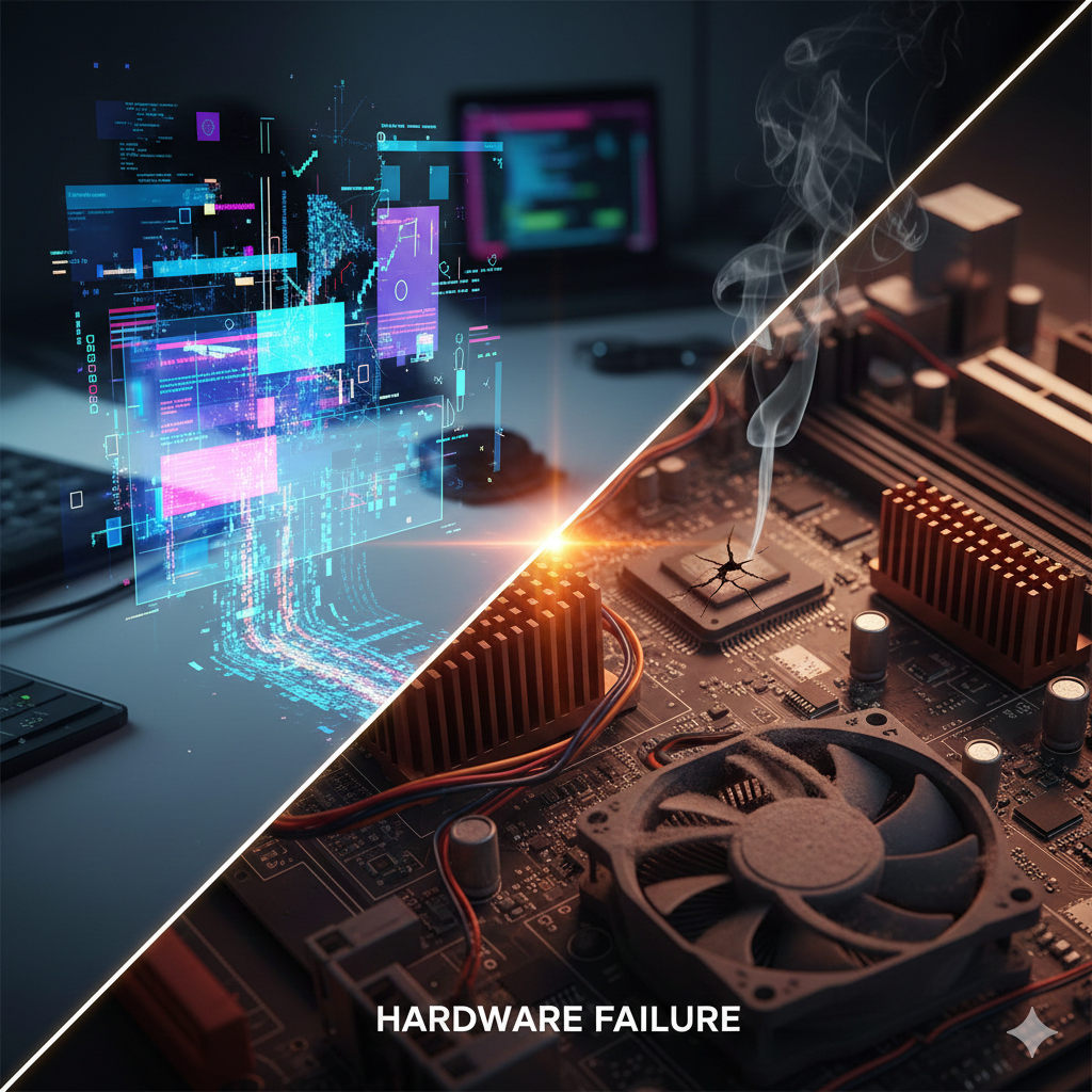 The Critical Difference Between a Software Glitch and Hardware Failure